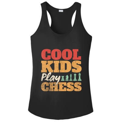 Cool Play Chess Player Chess Board Chess Lovers Ladies PosiCharge Competitor Racerback Tank