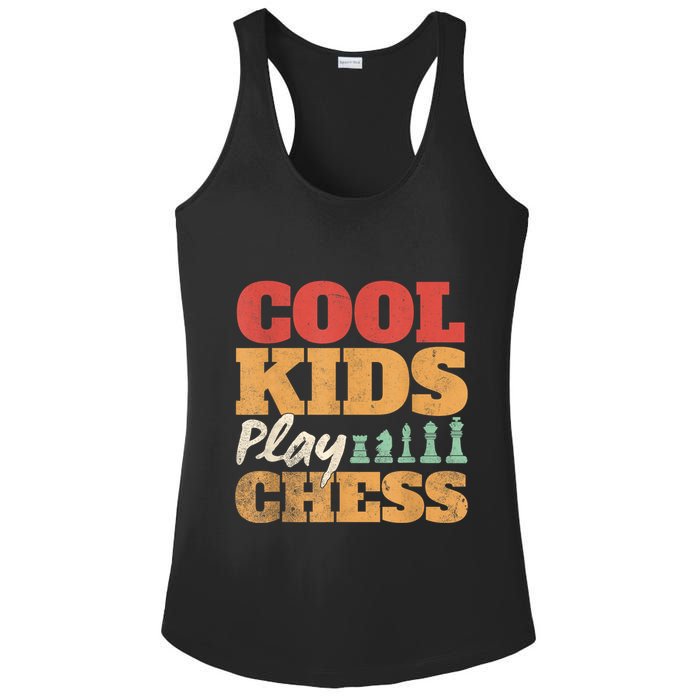 Cool Play Chess Player Chess Board Chess Lovers Ladies PosiCharge Competitor Racerback Tank