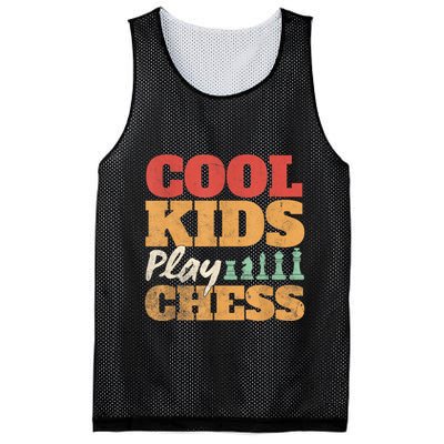 Cool Play Chess Player Chess Board Chess Lovers Mesh Reversible Basketball Jersey Tank