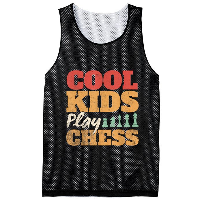 Cool Play Chess Player Chess Board Chess Lovers Mesh Reversible Basketball Jersey Tank