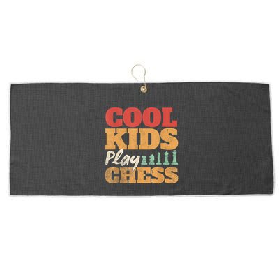 Cool Play Chess Player Chess Board Chess Lovers Large Microfiber Waffle Golf Towel