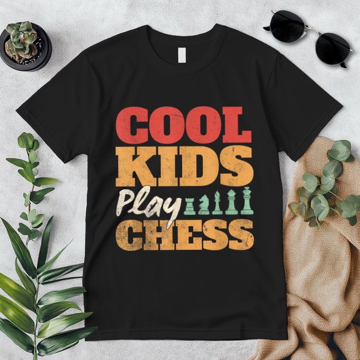 Cool Play Chess Player Chess Board Chess Lovers Premium T-Shirt