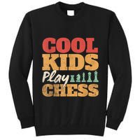 Cool Play Chess Player Chess Board Chess Lovers Tall Sweatshirt