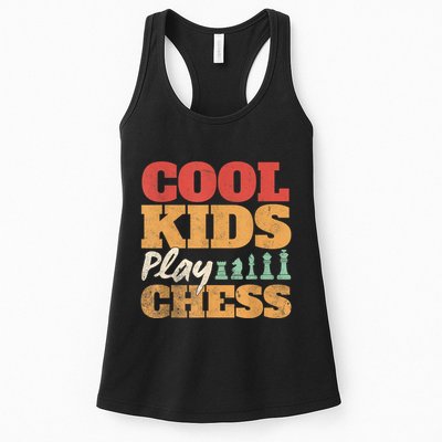 Cool Play Chess Player Chess Board Chess Lovers Womens Tank Top