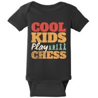 Cool Play Chess Player Chess Board Chess Lovers Baby Bodysuit
