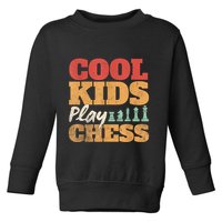 Cool Play Chess Player Chess Board Chess Lovers Toddler Sweatshirt