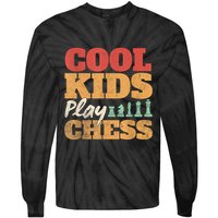 Cool Play Chess Player Chess Board Chess Lovers Tie-Dye Long Sleeve Shirt