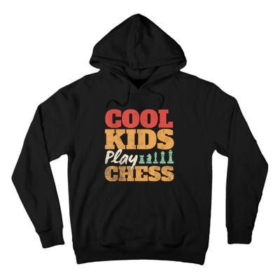 Cool Play Chess Player Chess Board Chess Lovers Tall Hoodie