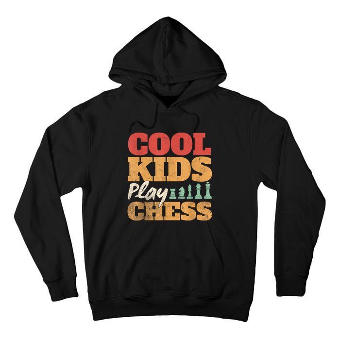Cool Play Chess Player Chess Board Chess Lovers Tall Hoodie