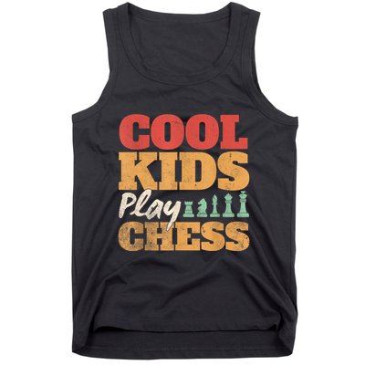 Cool Play Chess Player Chess Board Chess Lovers Tank Top