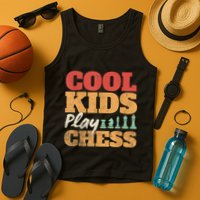Cool Play Chess Player Chess Board Chess Lovers Tank Top
