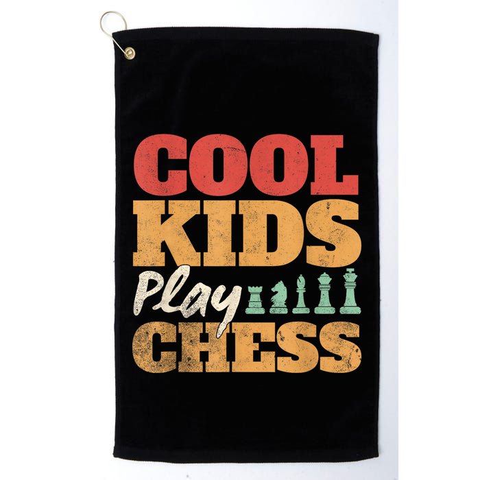 Cool Play Chess Player Chess Board Chess Lovers Golf Towel