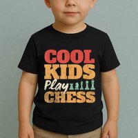 Cool Play Chess Player Chess Board Chess Lovers Toddler T-Shirt