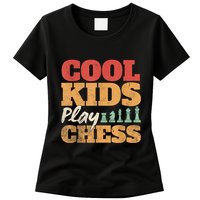 Cool Play Chess Player Chess Board Chess Lovers Womens T-Shirt