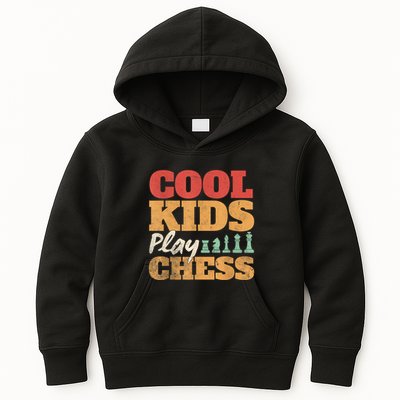 Cool Play Chess Player Chess Board Chess Lovers Kids Hoodie