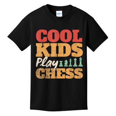 Cool Play Chess Player Chess Board Chess Lovers Kids T-Shirt