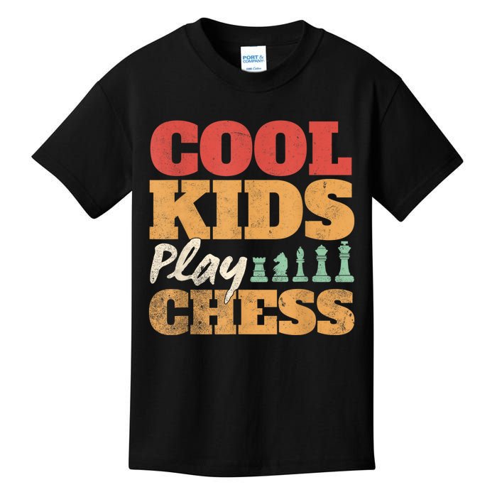 Cool Play Chess Player Chess Board Chess Lovers Kids T-Shirt