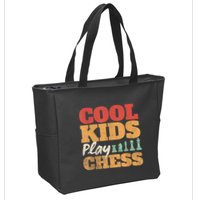 Cool Play Chess Player Chess Board Chess Lovers Zip Tote Bag