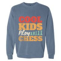 Cool Play Chess Player Chess Board Chess Lovers Garment-Dyed Sweatshirt