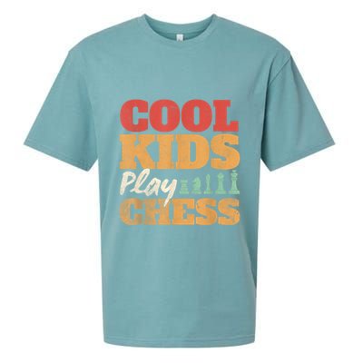 Cool Play Chess Player Chess Board Chess Lovers Sueded Cloud Jersey T-Shirt