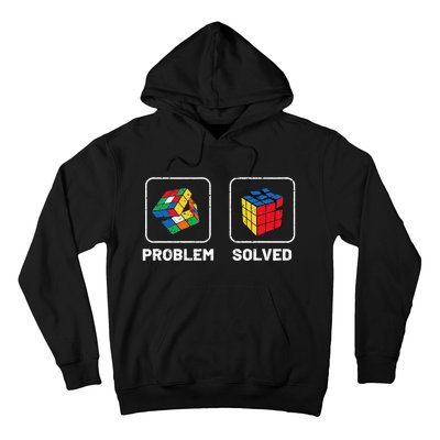 Competitive Puzzle Cube Problem Solved Speed Cubing Hoodie