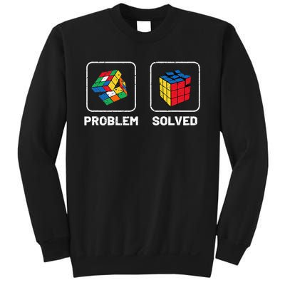 Competitive Puzzle Cube Problem Solved Speed Cubing Sweatshirt