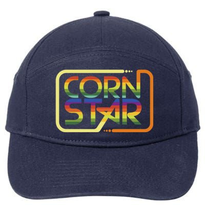 Cornhole Product Corn Star Designs Cornhole Graphic 7-Panel Snapback Hat