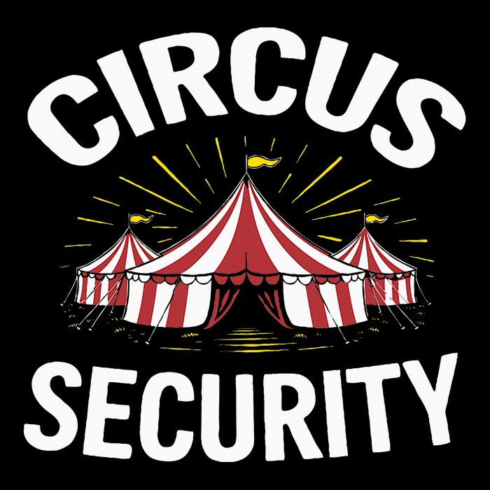 Circus Party Circus Security Magnet