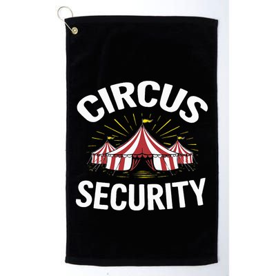 Circus Party Circus Security Golf Towel