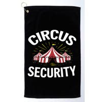 Circus Party Circus Security Golf Towel