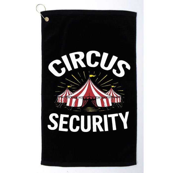 Circus Party Circus Security Golf Towel