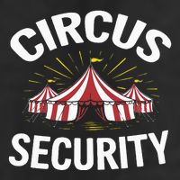 Circus Party Circus Security Golf Towel