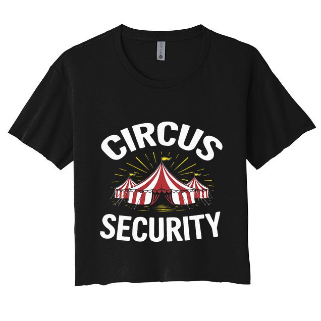Circus Party Circus Security Crop Top