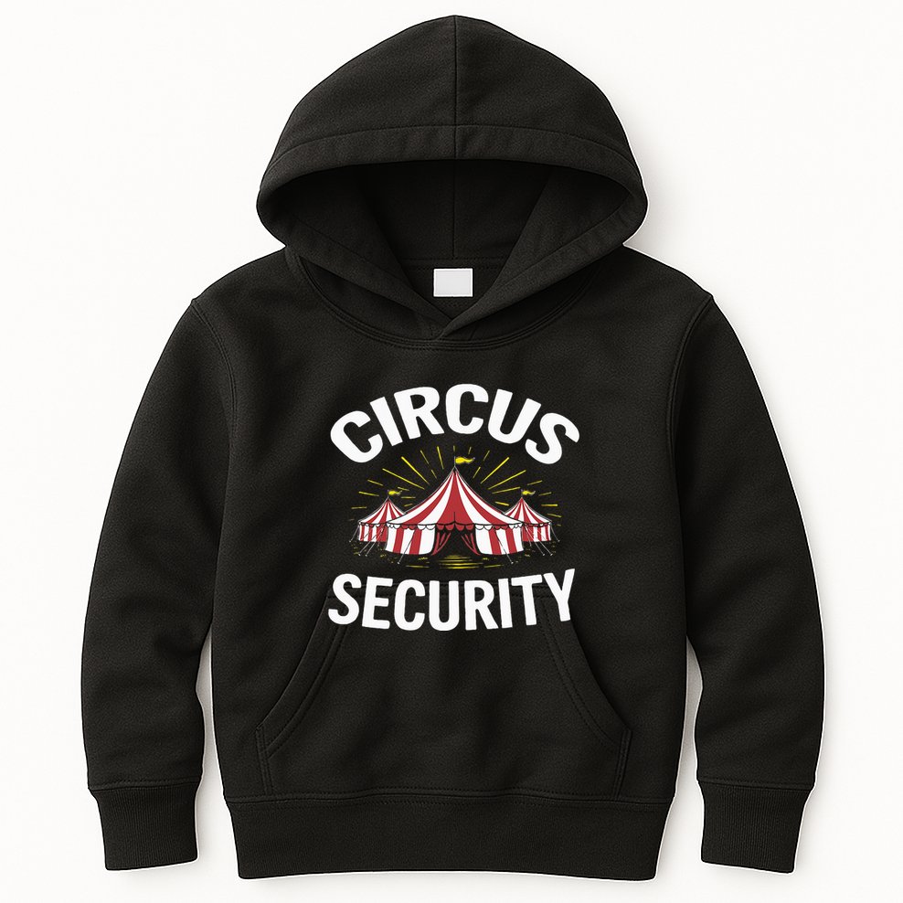 Circus Party Circus Security Kids Hoodie