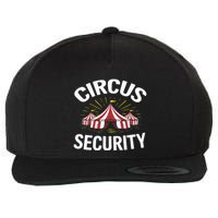 Circus Party Circus Security Wool Snapback Cap