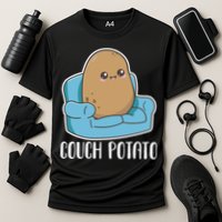 Couch Potato Cute Kawaii Funny Potato Cooling Performance Crew T-Shirt