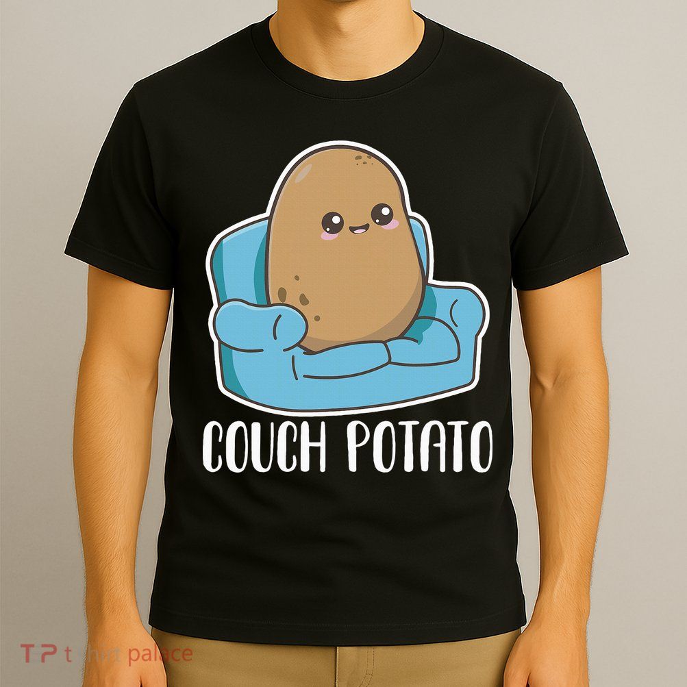 Couch Potato Cute Kawaii Funny Potato T-Shirt