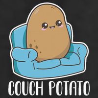 Couch Potato Cute Kawaii Funny Potato Adult Drive Performance Visor