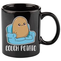 Couch Potato Cute Kawaii Funny Potato 11oz C Handle Ceramic Mug