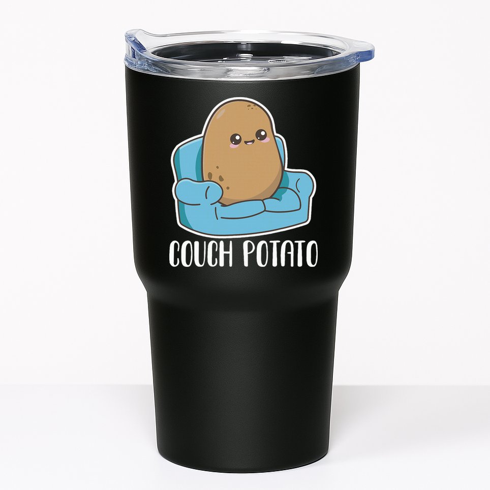 Couch Potato Cute Kawaii Funny Potato Tumbler