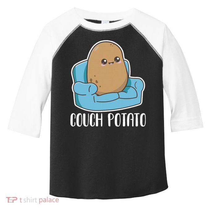 Couch Potato Cute Kawaii Funny Potato Toddler Fine Jersey T-Shirt