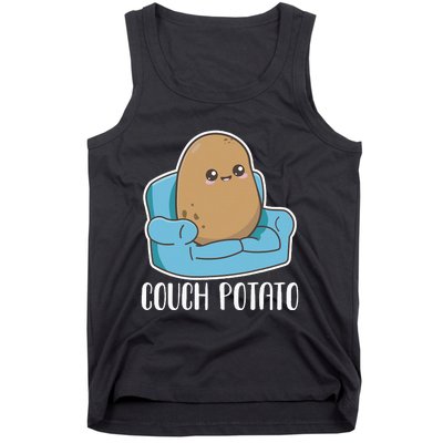 Couch Potato Cute Kawaii Funny Potato Tank Top