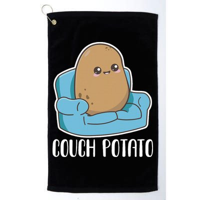 Couch Potato Cute Kawaii Funny Potato Golf Towel