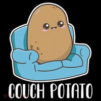 Couch Potato Cute Kawaii Funny Potato Kids T-Shirt