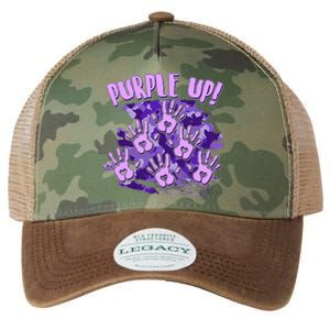 Cool Purple Camouflage Camo Hand Prints Legacy Tie Dye Trucker Hat