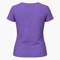 Cool Purple Camouflage Camo Hand Prints Womens T-Shirt