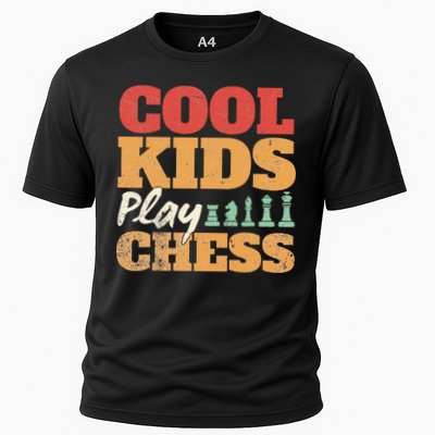 Cool Play Chess Player Chess Board Chess Lovers Performance Shirt