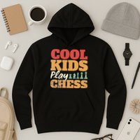 Cool Play Chess Player Chess Board Chess Lovers Hoodie
