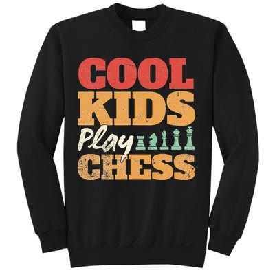 Cool Play Chess Player Chess Board Chess Lovers Sweatshirt