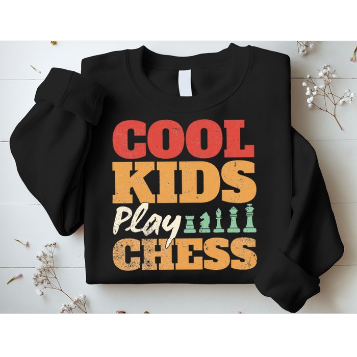 Cool Play Chess Player Chess Board Chess Lovers Sweatshirt